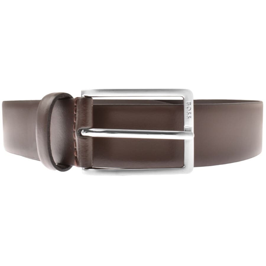 Hugo boss dark brown belt top